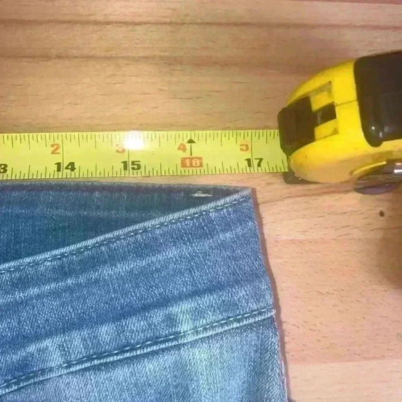 NYDJ Kimora Ankle Skinny Jeans Crystal Embellished Blue Denim - Picture 12 of 14